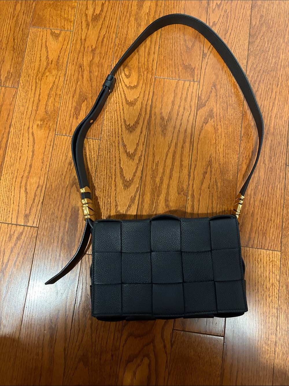Bottega Venetta Woven Leather Shoulder Bag